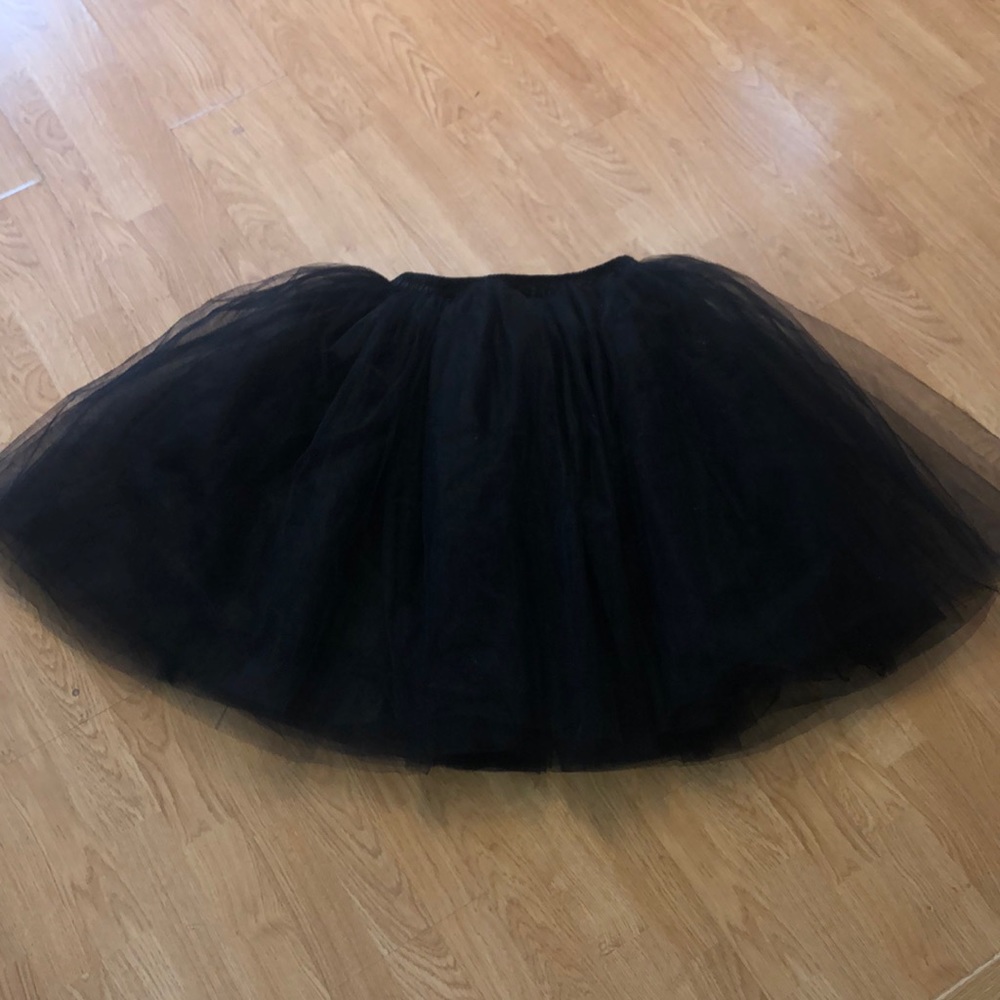 Long black Tutu. Size XL